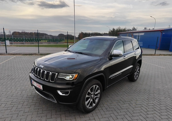 Jeep Grand Cherokee cena 116500 przebieg: 96483, rok produkcji 2018 z Siedlce małe 326